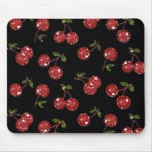 RAB Rockabilly Very Cherry Kersen Op Zwarte