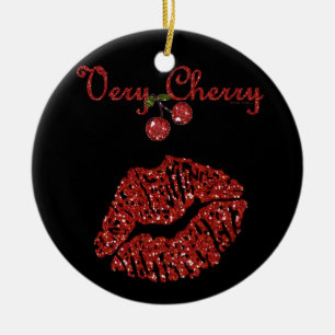 RAB Rockabilly Very Cherry Kiss Keramisch Ornament
