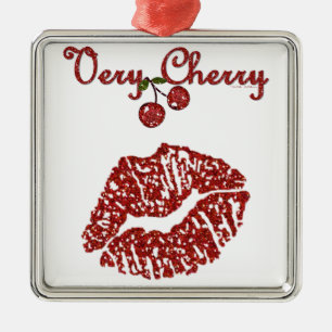 RAB Rockabilly Very Cherry Kiss Metalen Ornament