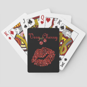 RAB Rockabilly Very Cherry Kiss Speelkaarten