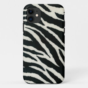 RAB Rockabilly Zebra Print Black & White iPhone 11 Hoesje