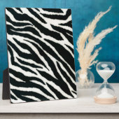 RAB Rockabilly Zebra Print Black & White Fotoplaat (Zijkant)