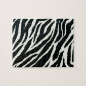 RAB Rockabilly Zebra Print Black & White Legpuzzel (Horizontaal)