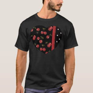 RAB Rockabilly Zeer Cherry Cherries Black T-shirt