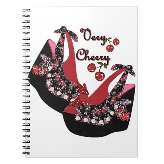 RAB Rockabilly Zeer Cherry Shoes Notitieboek (Voorkant)