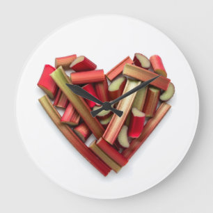 Rabarber Heart Grote Klok