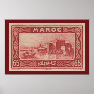 Rabat, Marokko - Poster