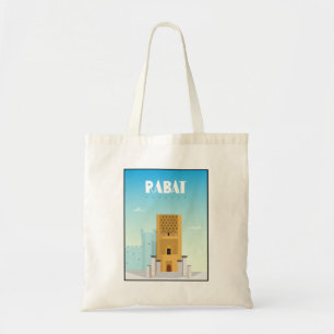Rabat-stad, Marokkaanse reisposter Tote Bag