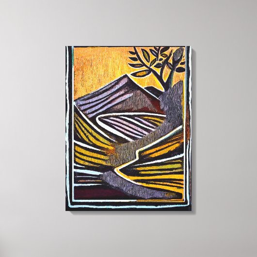 Rabaul - Impression en toile étirée (Recto)