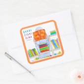 Rabbi Ziddni Ilma - Vierkante Stickers (Envelop)