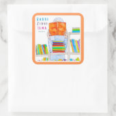 Rabbi Ziddni Ilma - Vierkante Stickers (Tas)