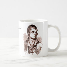 Rabbie Burns, als een Rode RozenroodMok Koffiemok