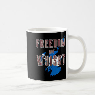 Rabbie Burns Quote Vrijheid Whisky Schotse kleuren Koffiemok