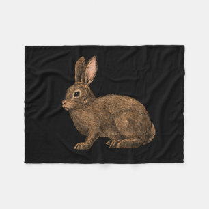 Rabbit 2 fleece deken
