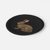 Rabbit 2 papieren bordje (Gekanteld)
