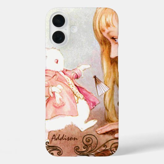 Rabbit  Alice in Wonderland iPhone Case-Mate iPhone Case (Achterkant)