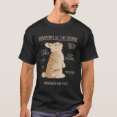 Rabbit Anatomy Bunny Lover Animal Pet Owner T-shirt (Voorkant)