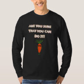 Rabbit and carrot t-shirt (Voorkant)