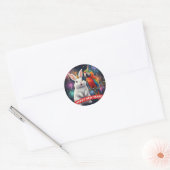 Rabbit and Parrot New Year Sticker (Enveloppe)