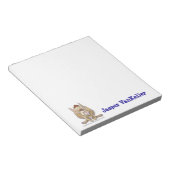 Rabbit Animal Parade Personalized Note Pad Notitieblok (Schuin)
