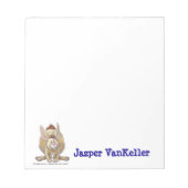 Rabbit Animal Parade Personalized Note Pad Notitieblok (Voorkant)