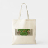Rabbit art tote bag (Achterkant)