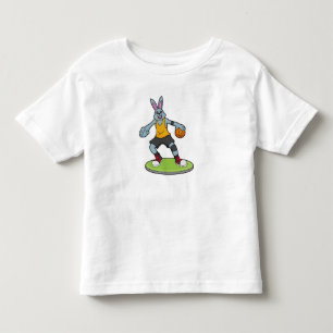 Rabbit as Basketball player with Basketball Kinder Shirts