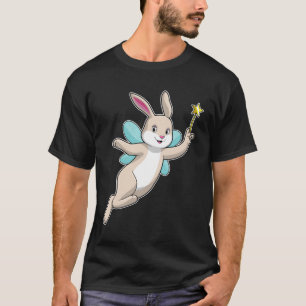 Rabbit as Fairy with Magic wand T-shirt