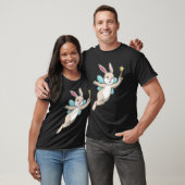 Rabbit as Fairy with Magic wand T-shirt (Unisex)