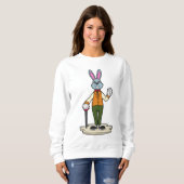 Rabbit as Gentleman with Cane Trui (Voorkant volledig)