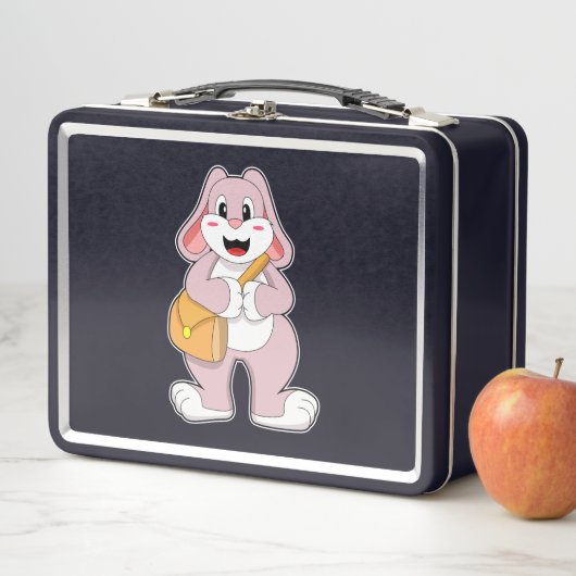 Rabbit as Hiker with Bag (In situ)