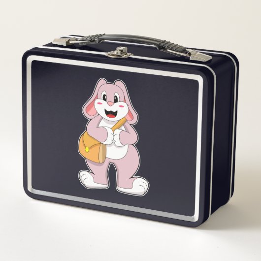 Rabbit as Hiker with Bag (Voorkant)