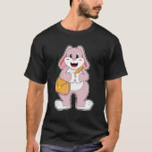 Rabbit as Hiker with Bag T-shirt (Voorkant)