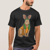 Rabbit as Runner with Towel T-shirt (Voorkant)