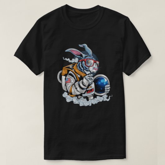 Rabbit Astronaut T-shirt (Design voorkant)