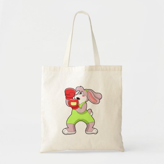 Rabbit at Boxing with Boxing gloves Tote Bag (Voorkant)