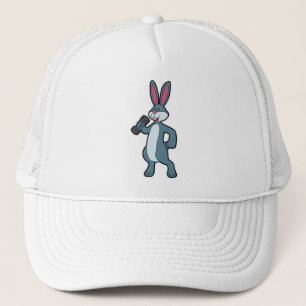 Rabbit at Sterke training met Dumbbell Trucker Pet