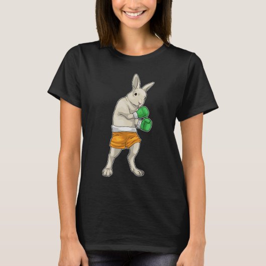 Rabbit Boxer Boxing handschoenen Boxing T-shirt (Voorkant)