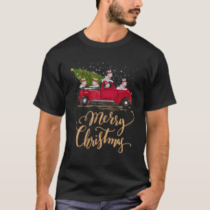 Rabbit Bunny Driving Kerstmis Truck Bunny Ch T-shirt