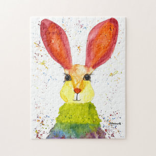 Rabbit Bunny Hare Easter Animal Wildlife Cute Jigs Legpuzzel