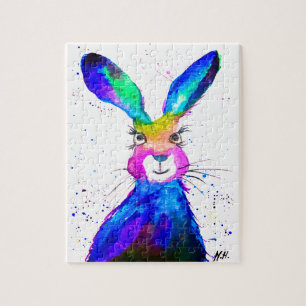 Rabbit Bunny Hare Easter Animal Wildlife Cute Legpuzzel