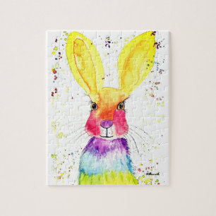 Rabbit Bunny Hare Easter Animal Wildlife Cute Legpuzzel
