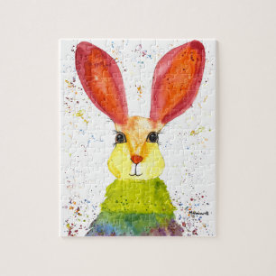 Rabbit Bunny Hare Easter Animal Wildlife Cute Legpuzzel