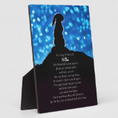 Rabbit Bunny Memorial Plaque Nom personnalisé (Côté)