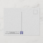 Rabbit Bunny Watching Clouds Fun Waterverf Art P Briefkaart (Achterkant)