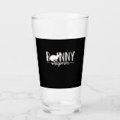 Rabbit Bunny Whisperer Glas (Voorkant)