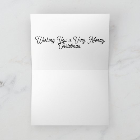 Rabbit - Carte de Noël (Intérieur)