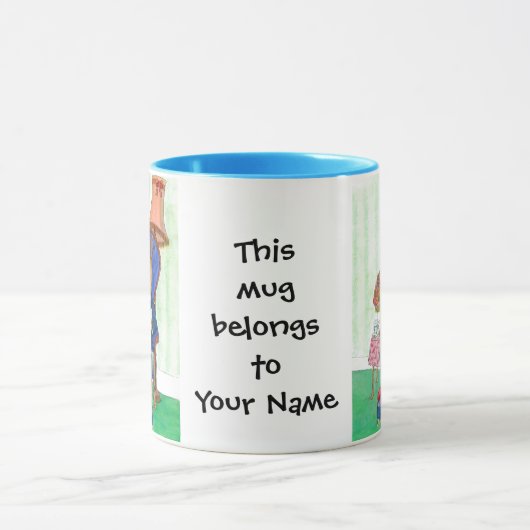 Rabbit Coffee Mok to Personalize (Midden)