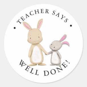 Rabbit company Classic Round Sticker