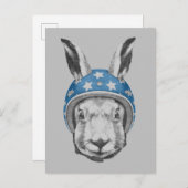 Rabbit Dareduivel Briefkaart (Voorkant / Achterkant)